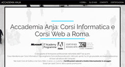 Desktop Screenshot of accademia-anja.com